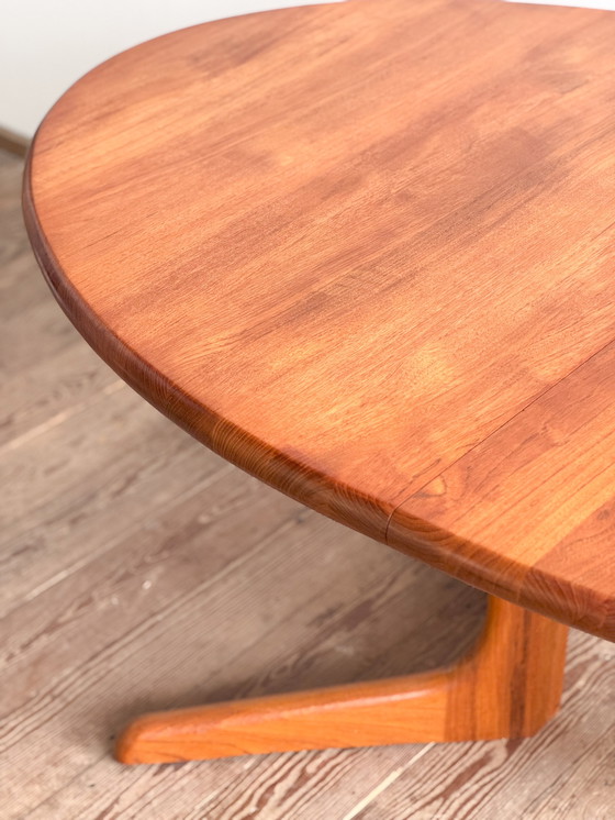 Image 1 of Large Mid Century Modern Danish Oval Dining Table in Teakwood