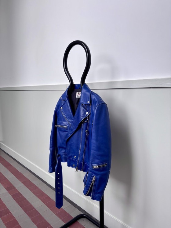 Image 1 of Set van 2 Postmodern Dressboys / Valet Stands – Pierre Cardin Stijl – Jaren 80 Pop Art (Zwart & Wit)