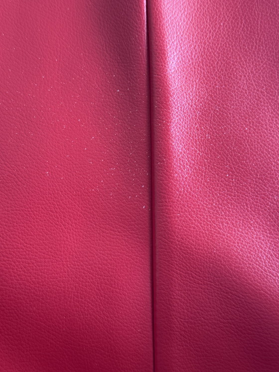 Image 1 of 6x Montis Chaplin Stühle, rot, mit Rollen