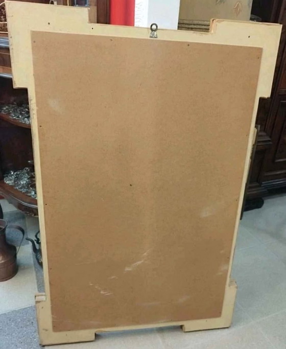 Image 1 of Großer Spiegel im französischen Stil mit vergoldetem Rahmen, 112 x 77 cm