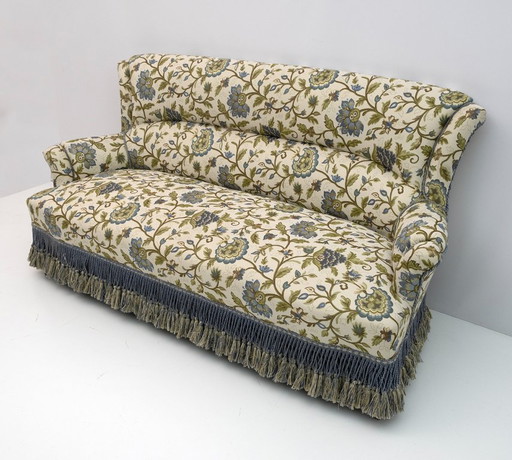 Seltenes Brokatsofa Napoleon III. aus dem 19. Jahrhundert 1870