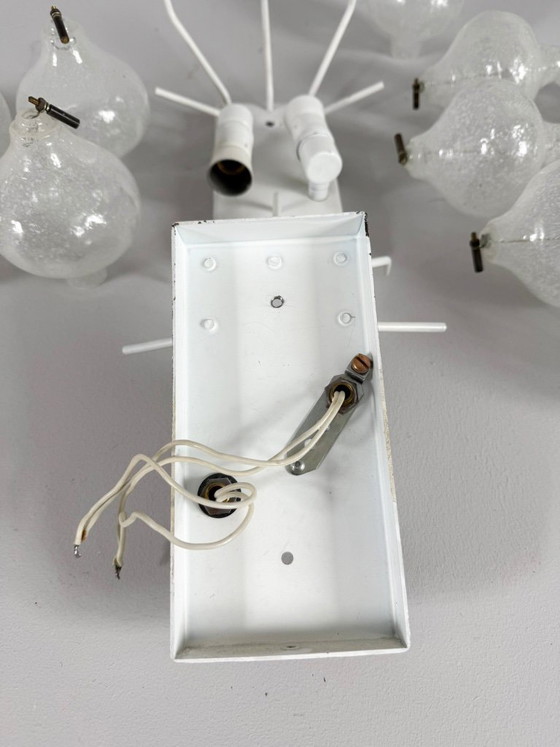 Image 1 of Ensemble de 2 appliques murales, modèle : « Tulipan 9 WA » pour KALMAR FRANKEN KG, Autriche, années 1960