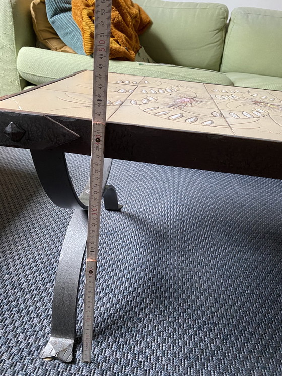 Image 1 of Vallauris la Roue coffee table (damaged)