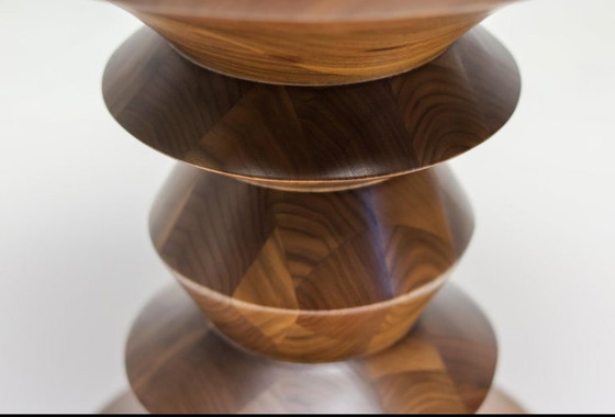 Image 1 of Tabouret en noyer Vitra pour Herman Miller