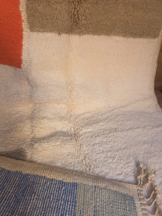 Image 1 of Moroccan contemporary Beni Ourain plush rug 240 x 165 cm 