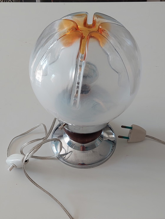 Image 1 of Lámpara de mesa espacial de mediados de siglo diseñada por Toni Zuccheri para Mazzega