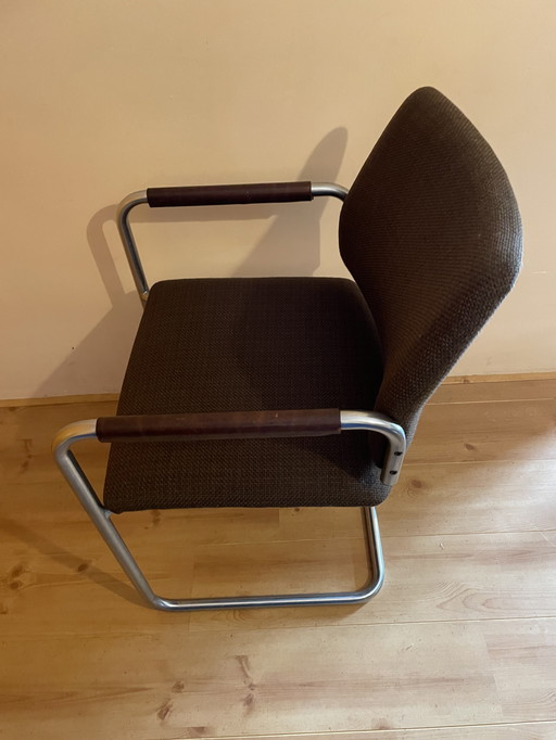 6x Vintage Tube Frame Chair