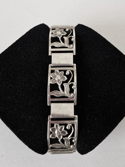 Thor Selzer Madsen - Danish solid silver bracelet from the 1960s