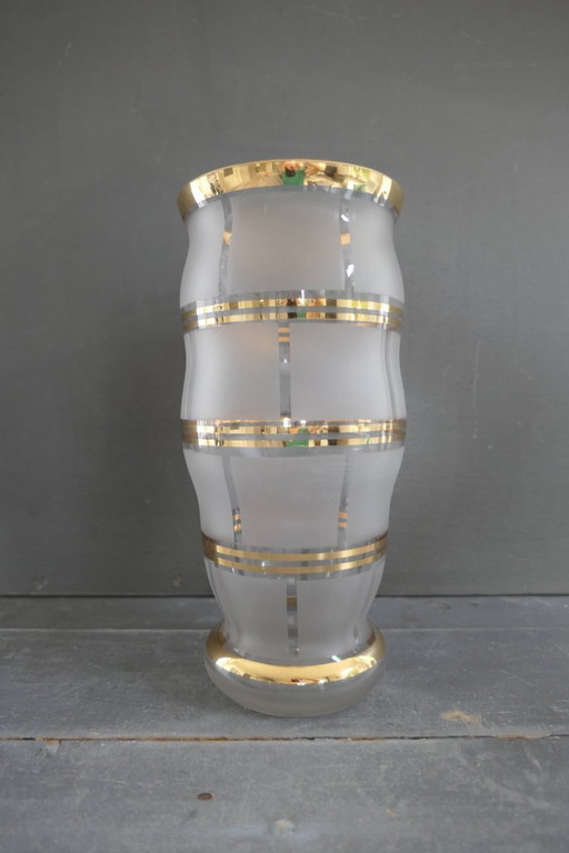 Vaso in vetro Art Déco Booms