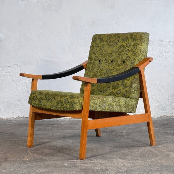 Image 1 of Een paar Hongaarse fauteuils uit het midden van de 20e eeuw van László Heczendorfer, 1977.
