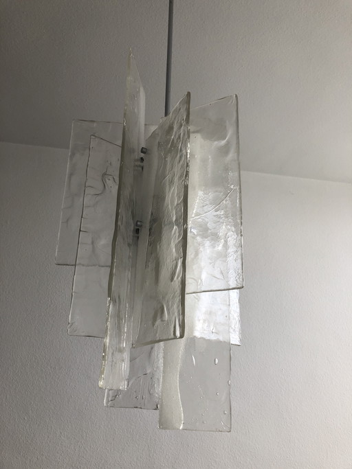 Plafoniera LS 199 di Carlo Nason per Mazzega (anni '70)