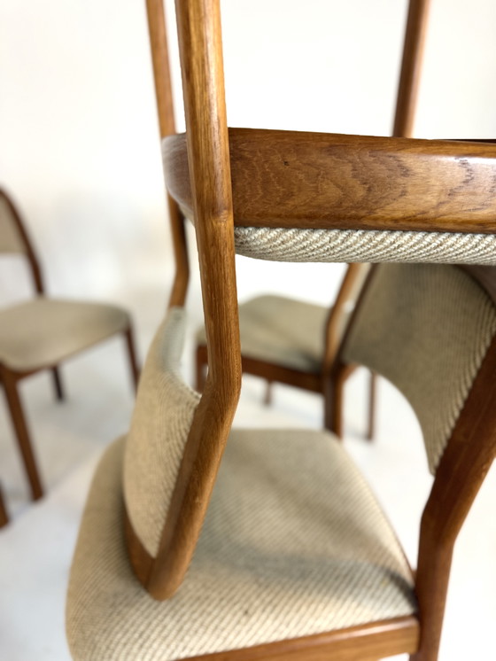 Image 1 of 8x vintage dining room chair, Dyrlund '70