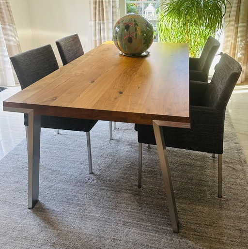 Bert Plantagie Seven tavolo con sedie Groove nuovo