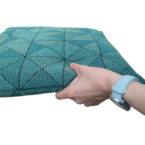 Image 1 of 1x Muuto Tile wool cushion; dark green