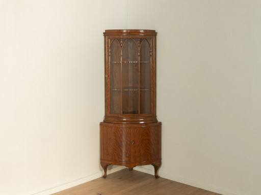 Englische Eckvitrine im georgianischen Stil