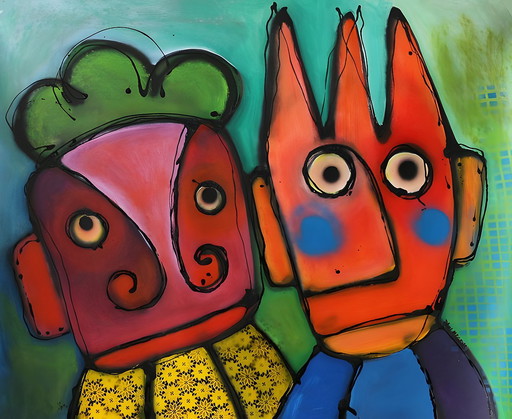 Peinture plus ancienne 'Avant les coups de gueule...'