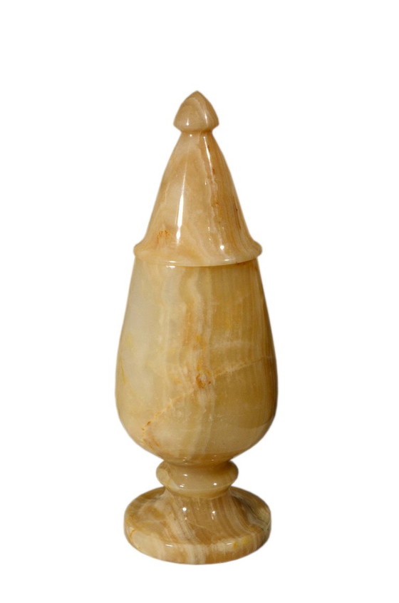 Marble lamp, 12x35cm – Table lamps, Stone (photo 4 of 9)