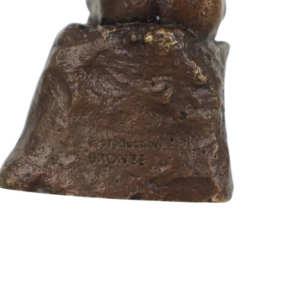 Naar Auguste Rodin Le Penseur De Denker Reproductie In Brons – Decoratieve objecten, Bronze (photo 10 of 10)
