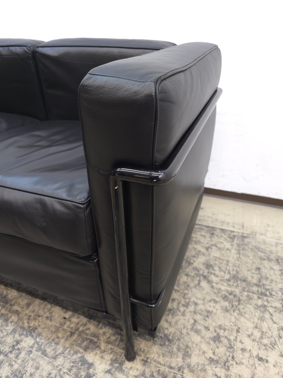 Image 1 of Divano in pelle a tre posti Cassina LC2, Le Corbusier Perriand