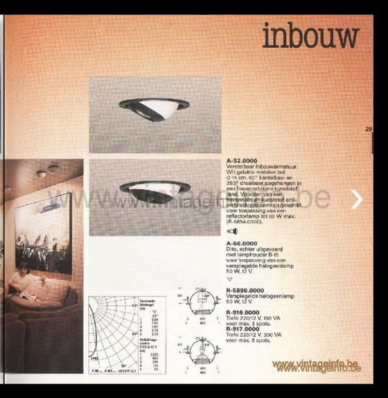 Plafoniere Vintage RAAK, catalogo 1982 – Plastica, Metallo (photo 5 of 5)