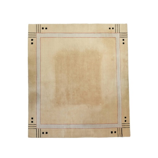 Quadratischer Teppich im Art Deco Design von Schuitema aus der Decoforma Serie mit zeitlosem Charme