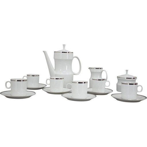 Service à thé vintage en porcelaine de Jaroslav Jezek, 1964