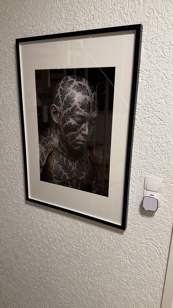 Image 1 of Kintsugi Samurai Titan Krieger von Rotan Hunt Wandbild