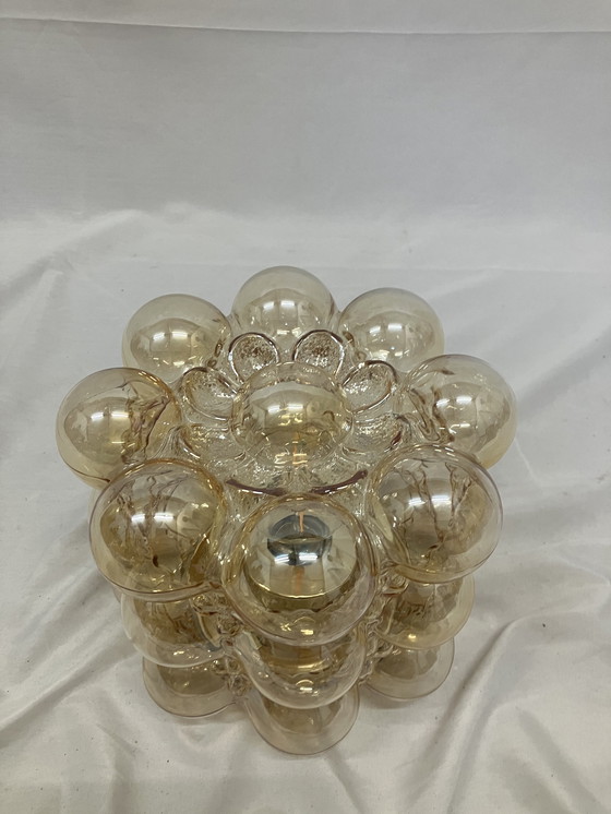 Image 1 of Lampada da soffitto vintage Helena Tynell, lampada a bolle di design del 1960