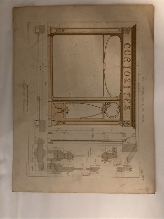 Image 1 of 20 auténticos diseños de carpintería Art Nouveau