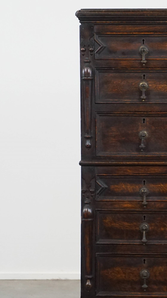 Image 1 of Oak Chest of Drawers