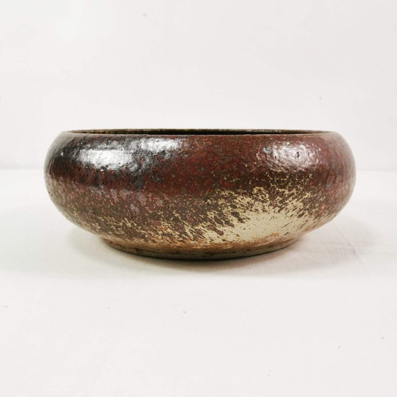 Image 1 of Grande ciotola in ceramica di metà secolo, Tromborg, Danimarca, anni '60.