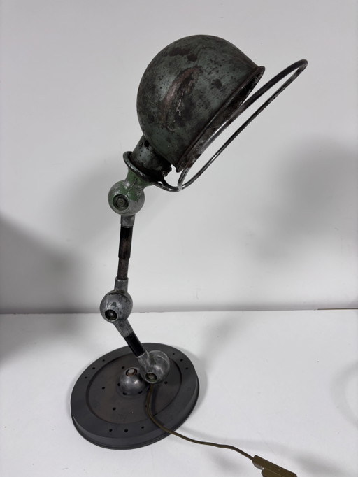Unique Industrial Table Lamp (Vintage Jieldé Arm & Hinges) – Jielde, tafellampen, Metal (photo 2 of 15)