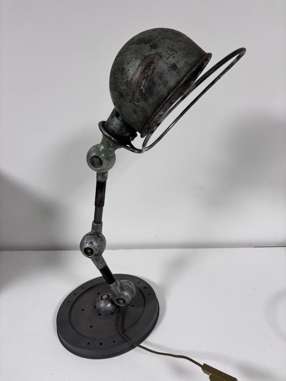 Unique Industrial Table Lamp (Vintage Jieldé Arm & Hinges) – Jielde, Metal (photo 2 of 15)