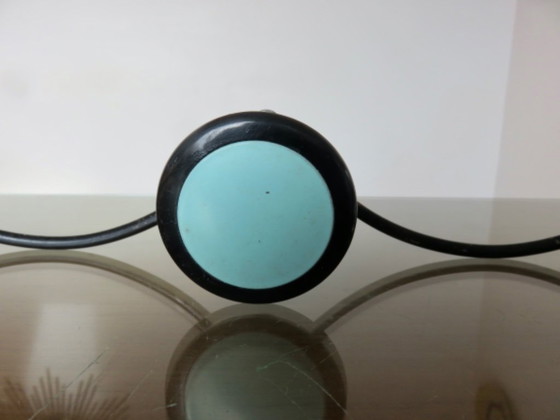 Image 1 of Porte manteau mural, 3 patères en bakélite, 50's 60's