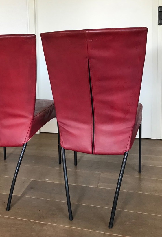 6 chaises Montis modèle Spica – Chaises de salle à manger, Leather (photo 4 of 5)
