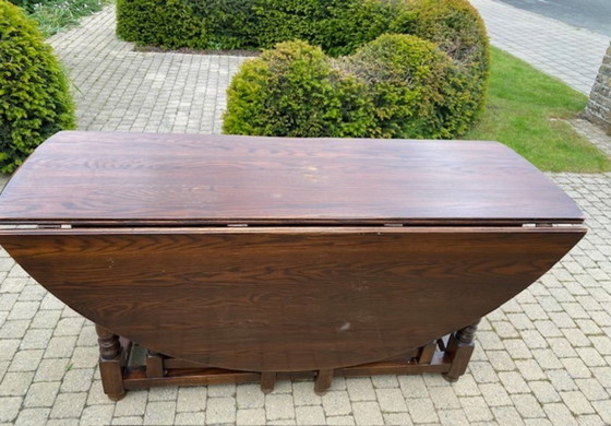 Image 1 of Antique (copy) English Gateleg Table – Oak