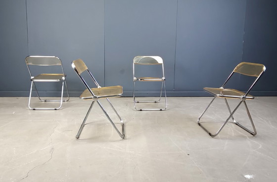 Image 1 of Chaises plia vintage de Castelli, années 1970