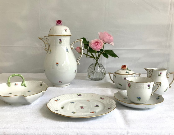 Image 1 of Service à café Herend original « Mille Fleurs »