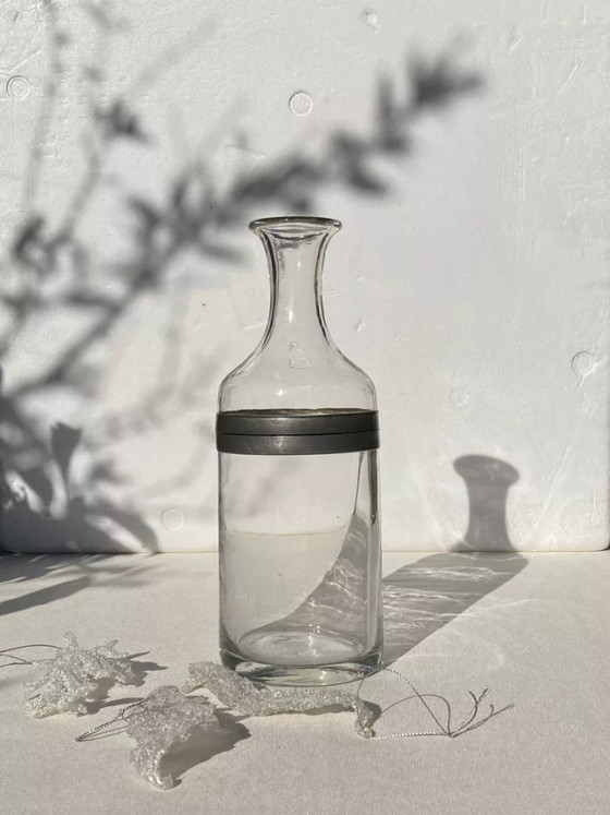Image 1 of Caraffa con tappo a vite in vetro e latta