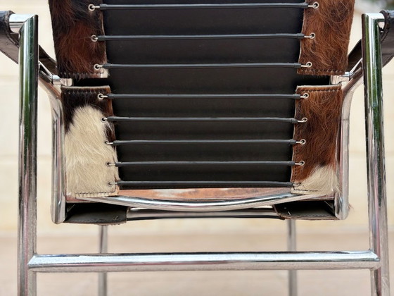LC1 Basculant Sessel Design Le Corbusier – Verstellbarer relaxsessel, Calfskin (photo 5 of 7)