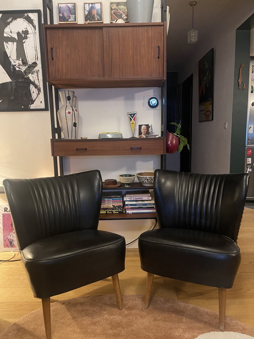 Expo 58 / Cocktail Chair Set Zwart