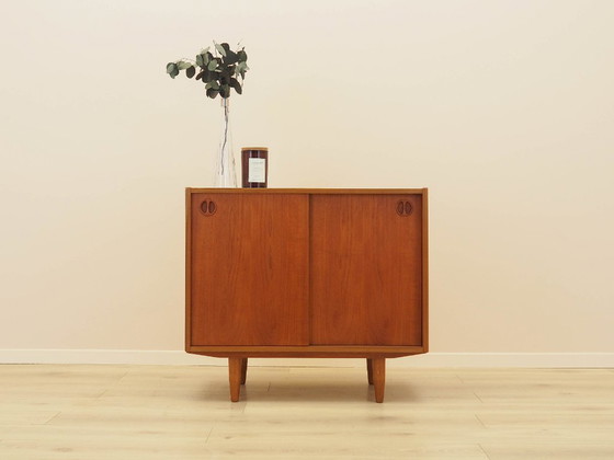 Image 1 of Teakholzschrank, dänisches Design, 1970er Jahre, hergestellt in Dänemark