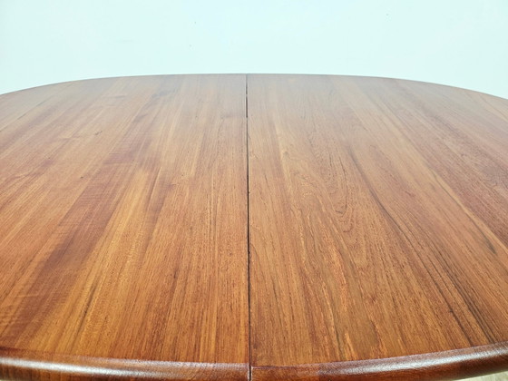 Mid-Century Uitschuifbare Tafel in Teak S. Burchardt-Nielsen, Denemarken, jaren 80 – Eettafels (photo 5 of 19)