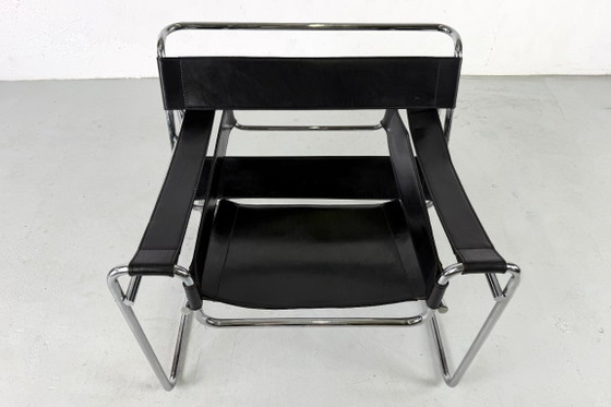Wassily Fauteuil van Marcel Breuer voor Gavina - 1960 – Chrome, Leather (photo 7 of 10)