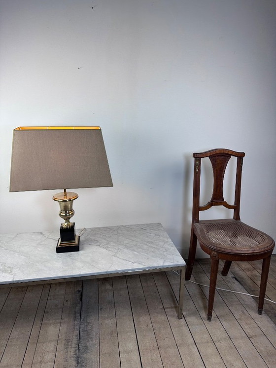 Image 1 of Knoll Int marmeren salontafel, vintage jaren 70