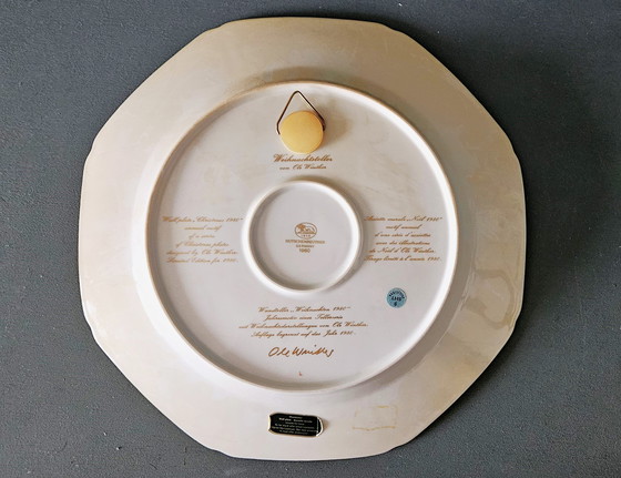 Image 1 of Assiette de collection de Ole Winther, 1980 Hutschenreuther German Porcelain