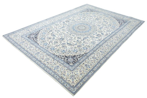 Tapis d'orient Naïn 9La noué à la main avec de la soie - 357 x 247 cm