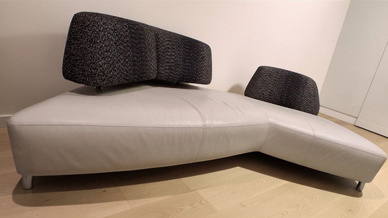 Image 1 of Leolux Archipel Lounge Set by Hugo de Ruiter – Leather & Fabric