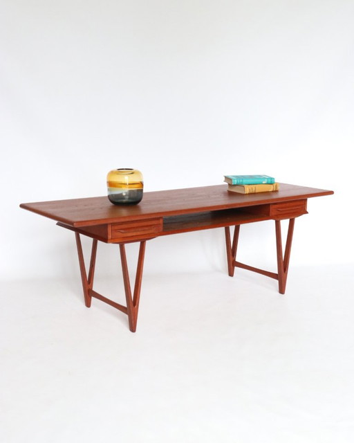Vintage dänischer Design Teak Couchtisch E.W. Bach