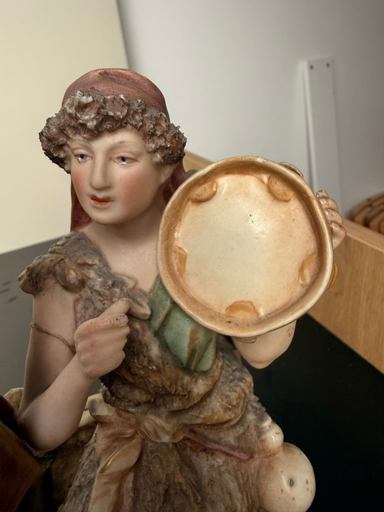 Un Auténtico Grupo Figural de Porcelana Antiguo Royal Dux Bohemia – Objetos decorativos, Porcelain (photo 11 of 12)